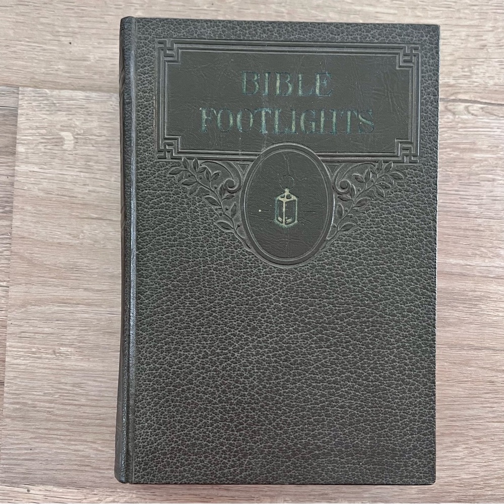Vintage 1924 Book “Bible Footlights” By The Southern Publishing Association RARE